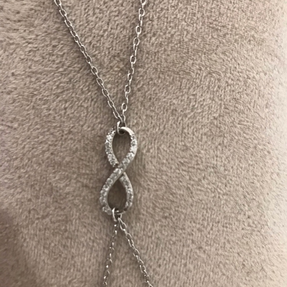 Euc Silver (925) “Infinity” Bracelet - image 3